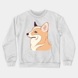 Cute Corgi dog drawing Crewneck Sweatshirt